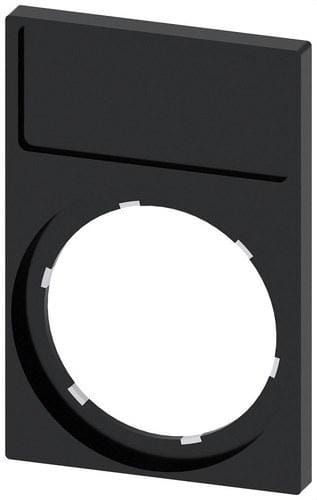 SIEMENS - Portaplaquita marco abajo inscripción 125x27mm