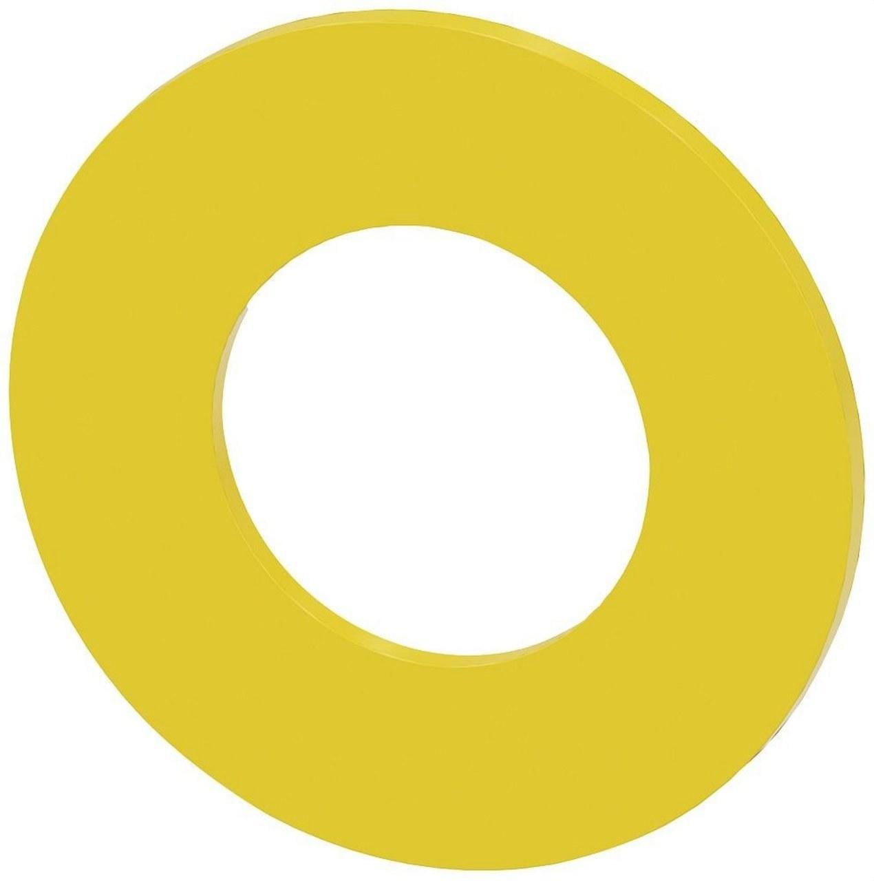 SIEMENS - Placa fondo para paro de emergencia amarillo sin inscripción 45mm
