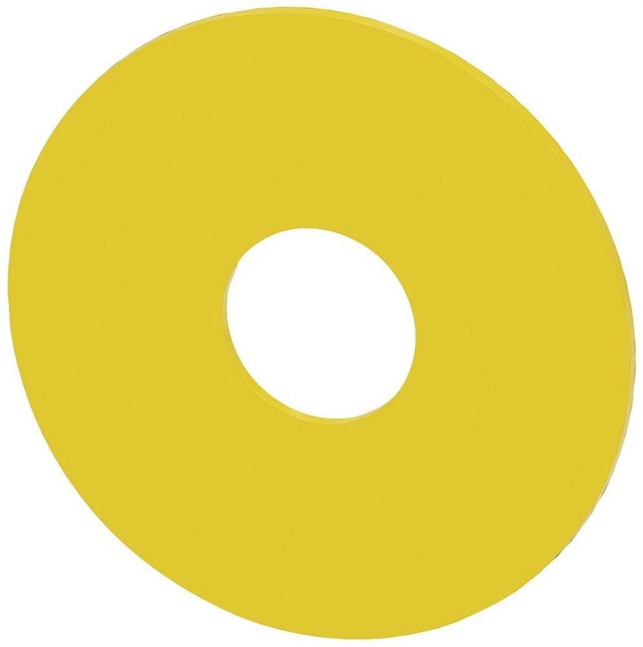 SIEMENS - Placa fondo para paro de emergencia amarillo sin inscripción 75mm