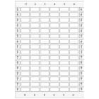 SIEMENS - Plaquita 125x27mm blanco 6 pliegos A4 480 etiqueta
