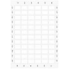 SIEMENS - Plaquita 175x27mm blanco 10 pliegos A4 480 etiqueta