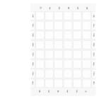 SIEMENS - Plaquita 27x27mm blanco 10 pliegos A4 480 etiqueta