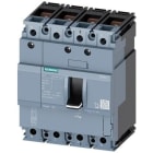 SIEMENS - Interruptor FRAME 160 70kA 4 polos TM210 160A neutro tornillo