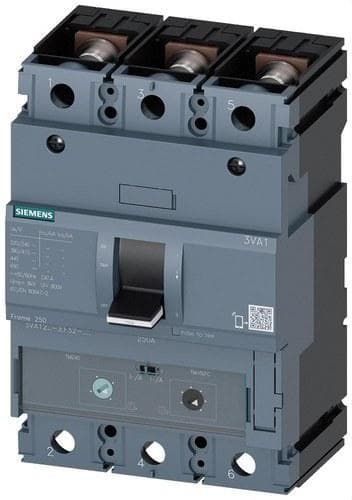 SIEMENS - Interruptor automático 3VA1 70kA 3 polos TM240 200A tornillo