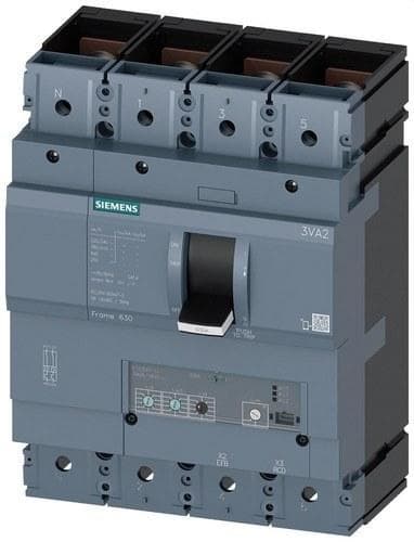 SIEMENS - Interruptor FRAME 630 clase macho 55kA 4 polos ETU320 400A