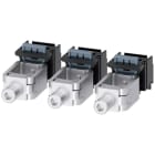 SIEMENS - Juego bornes marco para 3VA1 100/160 (3u)