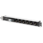 DIGITUS - PDU 19" 1U 6 SCHUKOS + MAGNETOTERMICO 16A