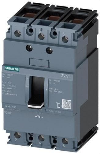 SIEMENS - Interruptor seccionador FRAME 160 3 polos 63A borne