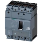 SIEMENS - Interruptor FRAME 160 55kA 4 polos TM220 16A borne