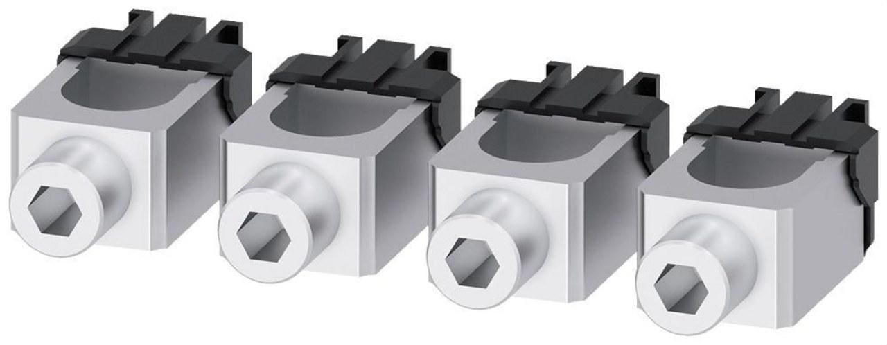SIEMENS - Juego bornes conductor redondo para 3VA1 250 (4u)