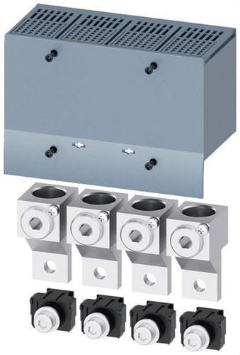 SIEMENS - Juego bornes conductor redondo grande con toma alimentación (4u)