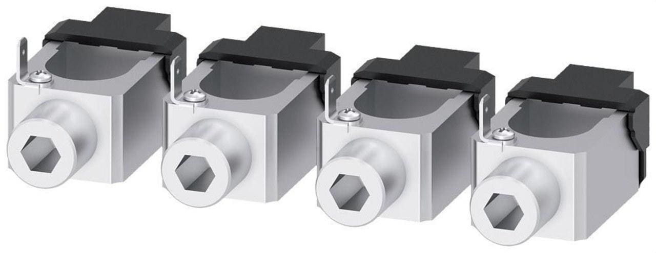 SIEMENS - Juego borne conductor redondo toma tensión circular auxiliar (4u)
