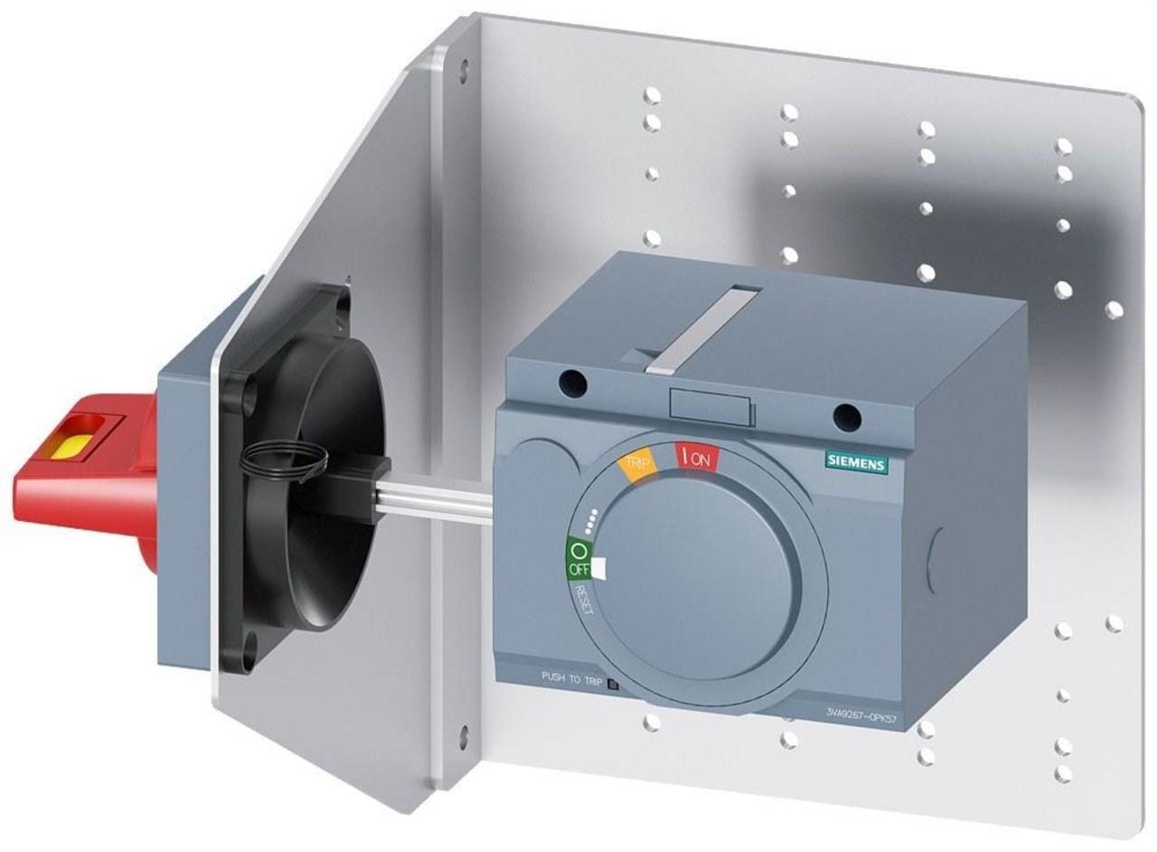 SIEMENS - Accionamiento giratorio con escuadra fijación kit iluminación 100/160/250