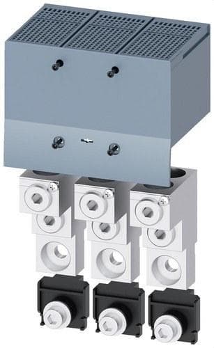 SIEMENS - Kit borne conductor redondo 2 cable con toma tensión (3u)
