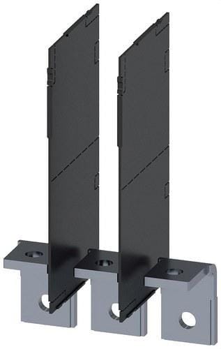 SIEMENS - Kit conexión plana tornillo perpendicular 3VA2 400/630 (3u)