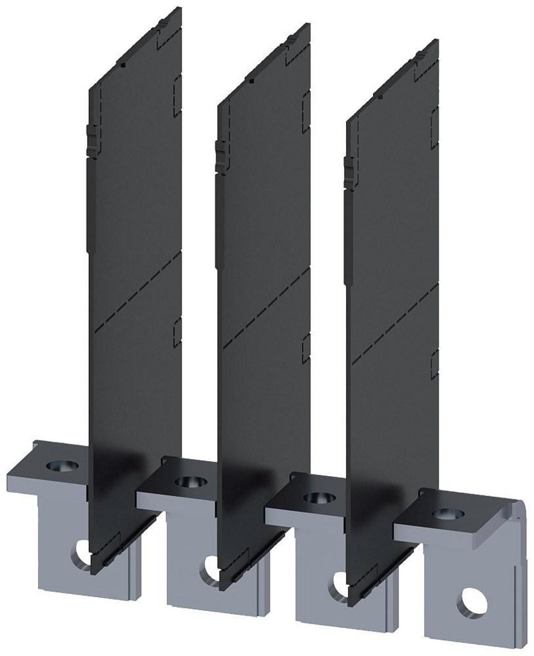 SIEMENS - Kit conexión plano tornillo perpendicular 3VA2 400/630 (4u)