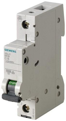SIEMENS - Interruptor automático 5SL4 10kA curva-D 1 polo 25A 70mm