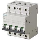 SIEMENS - Interruptor automático 5SL4 10kA curva-C 3 polos+neutro 40A 70mm