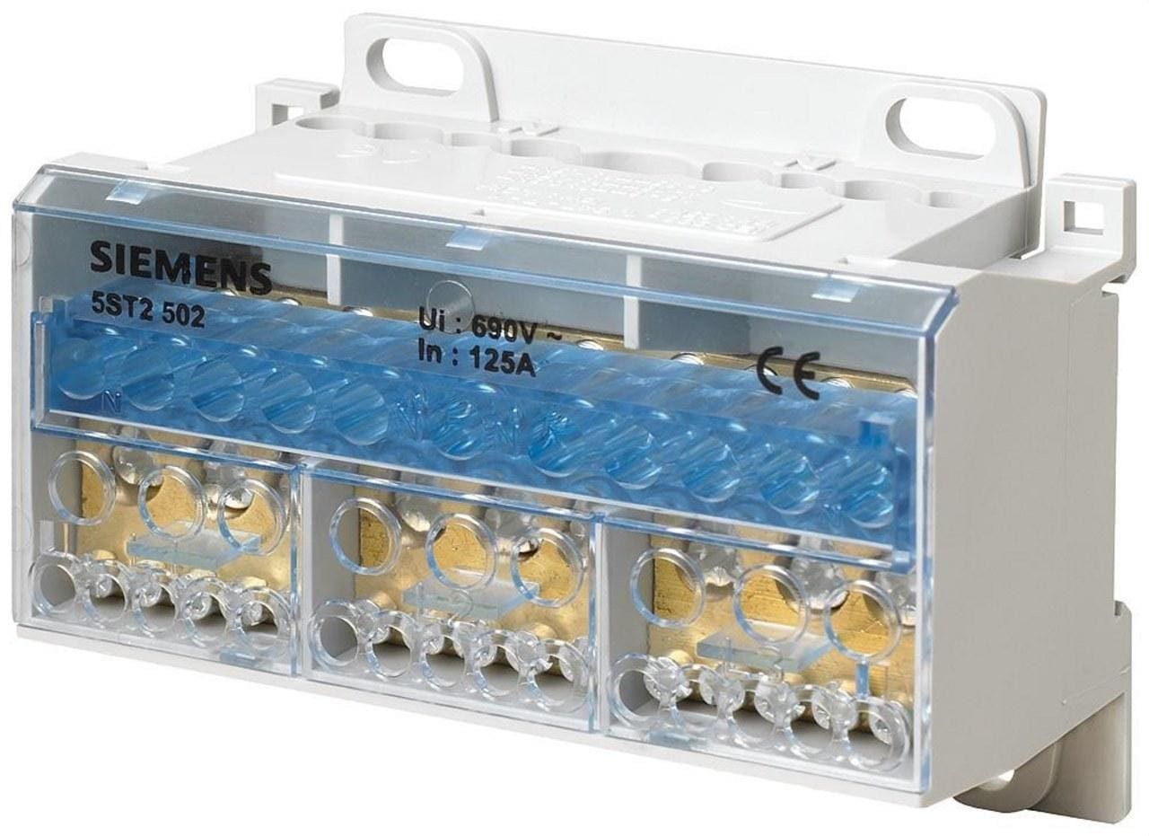 SIEMENS - Repartidor modular 4 polos 125A 690V