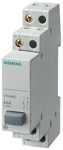 SIEMENS - Pulsador 5TE4 sin contacto mantenido 1NA-1NC