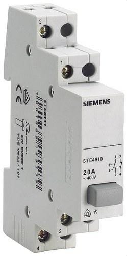 SIEMENS - Pulsador 5TE4 con contacto mantenido 2 contactor conmutador