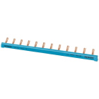 SIEMENS - Barra colector monofásico 1016 para 12 pías 1 polo + neutro azul
