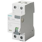 SIEMENS - Interruptor diferencial 5SV clase-A 2 polos 63A 30mA 70mm