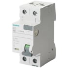 SIEMENS - Diferencial tipo-A 25A 1 polo + neutro 300mA 230V 2 módulos retardo