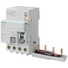 SIEMENS - Bloque diferencial automático 5SL4 clase -A 0,3-40A 4 polos 300mA