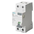SIEMENS - Interruptor diferencial 5SV clase-AC 2 polos 63A 30mA 70mm