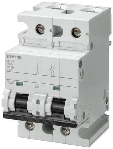 SIEMENS - Interruptor automático 70 accesorio 10kA-C 3 módulos 2 polos 80A