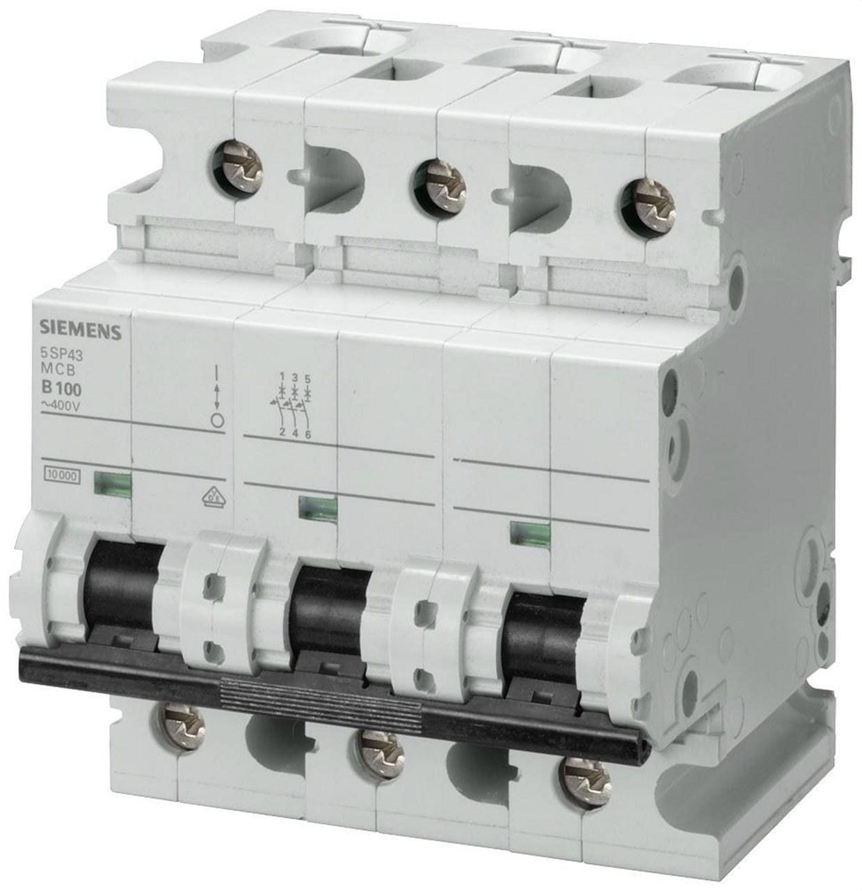 SIEMENS - Interruptor automático 70 accesorio 10kA-C 4,5 módulos 3 polos 125A