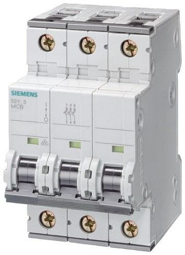 SIEMENS - Interruptor automático 70 accesoriable 10kA curva-C 3 polos 0,5A