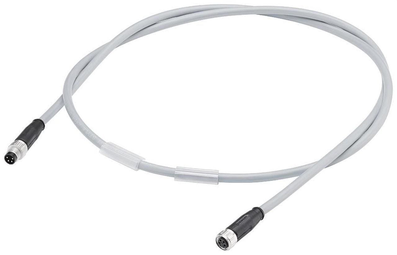 SIEMENS - Cable alimentación conector hembra M8 4 polos 20m