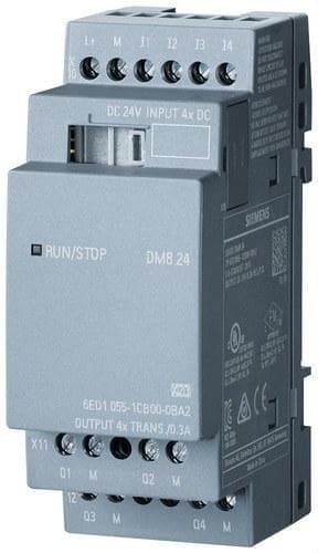 SIEMENS - Módulo de expansión DM8 24 PU/I/O 24V/24V/transformador