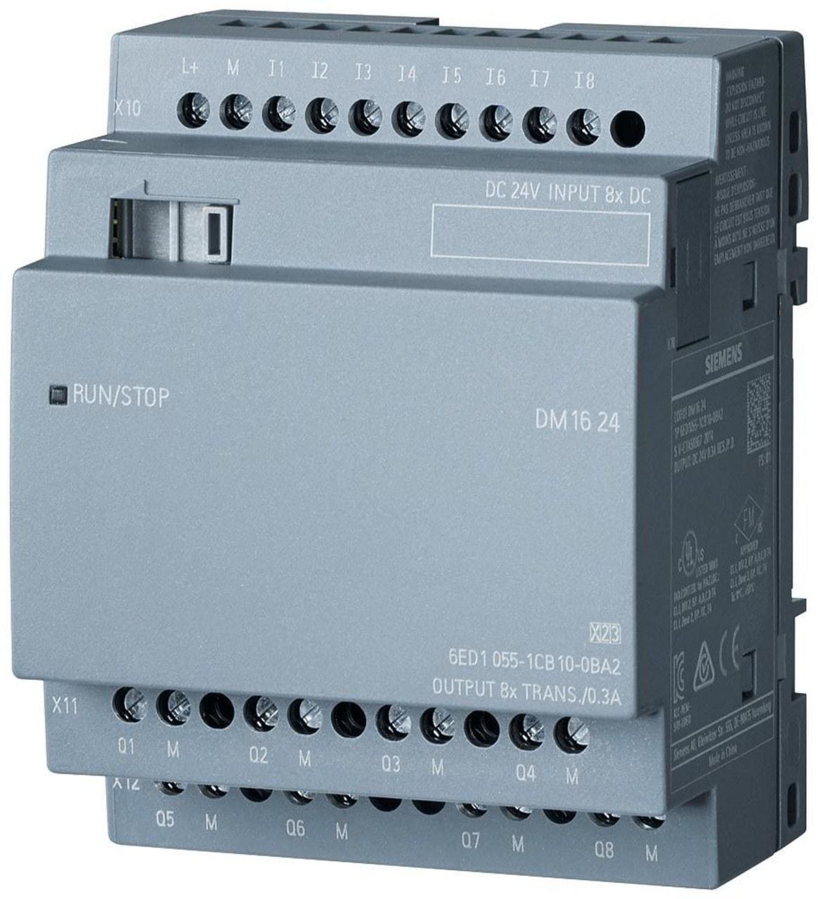 SIEMENS - Módulo de expansión DM16 24 PU/I/O 24V CC/24V CC