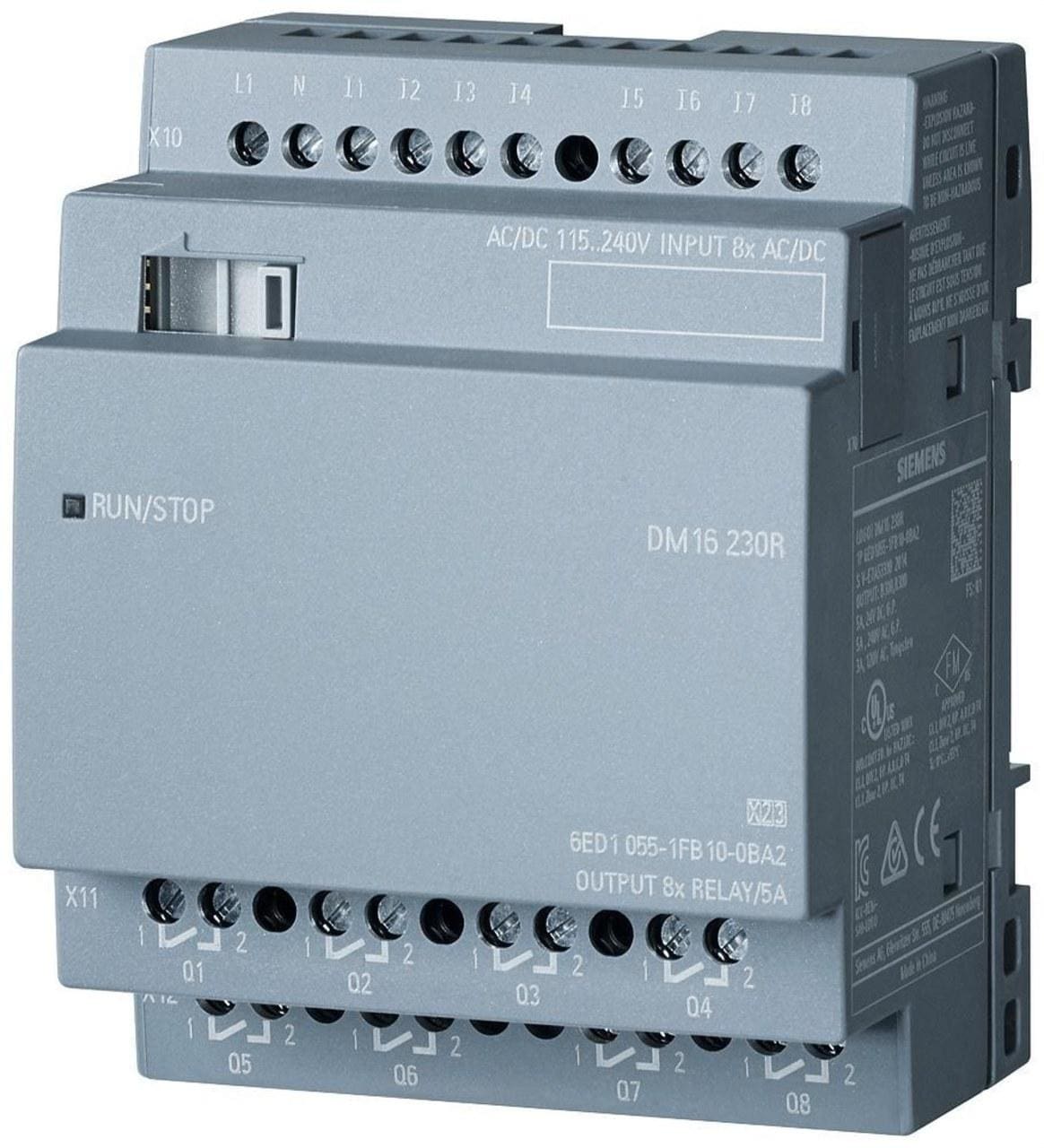 SIEMENS - Módulo de expansión DM16 230R PU/I/O 230V/230V/relé
