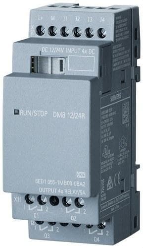 SIEMENS - Módulo de expansión DM8 12/24R PU/I/O 12 24V/12V/24V