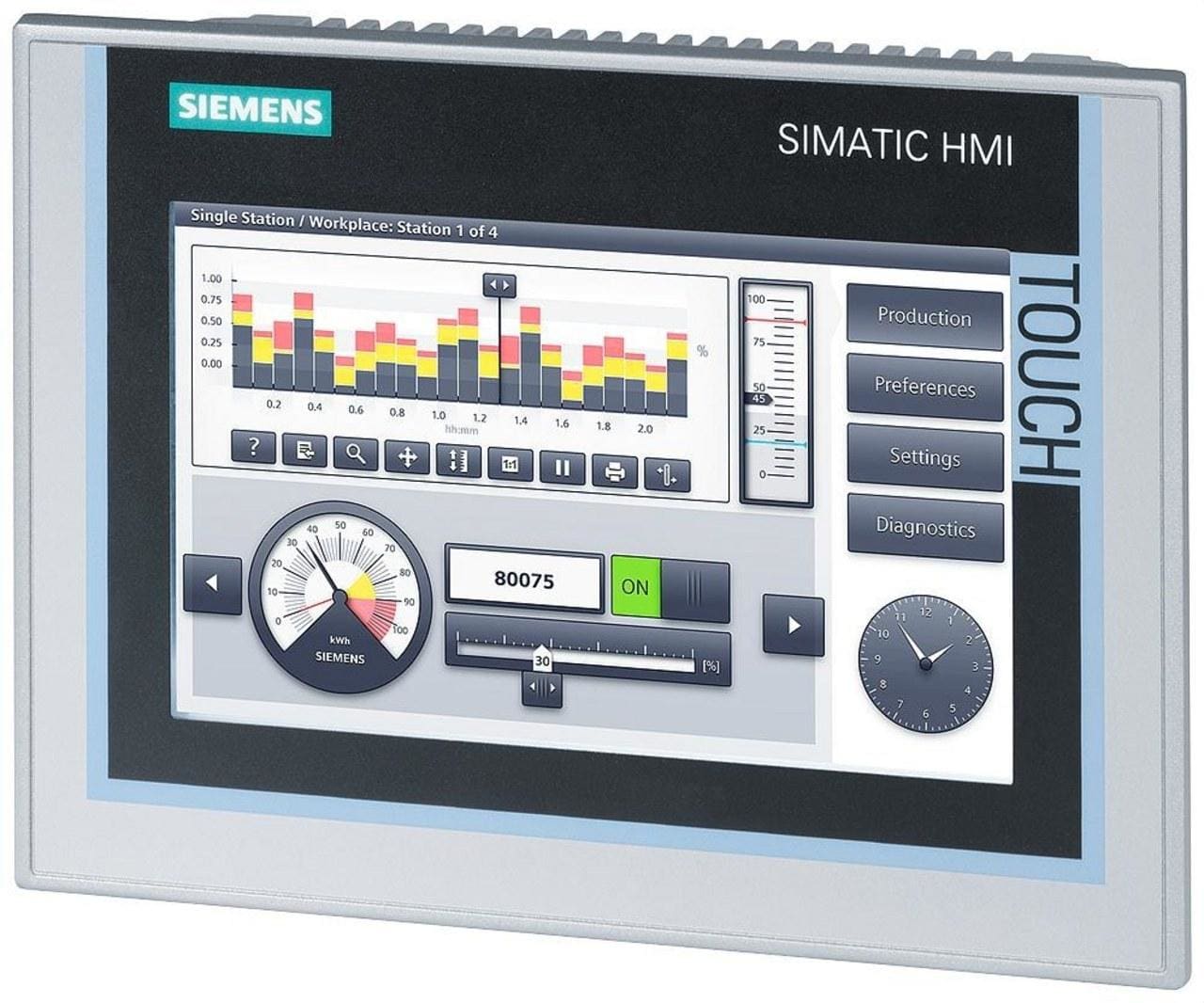 SIEMENS - Panel SIMATIC metal duro integral TP700 Comfort