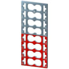 SIEMENS - Juego etiquetas codificador 8x gris +8x rojo para 16 borne (10u)