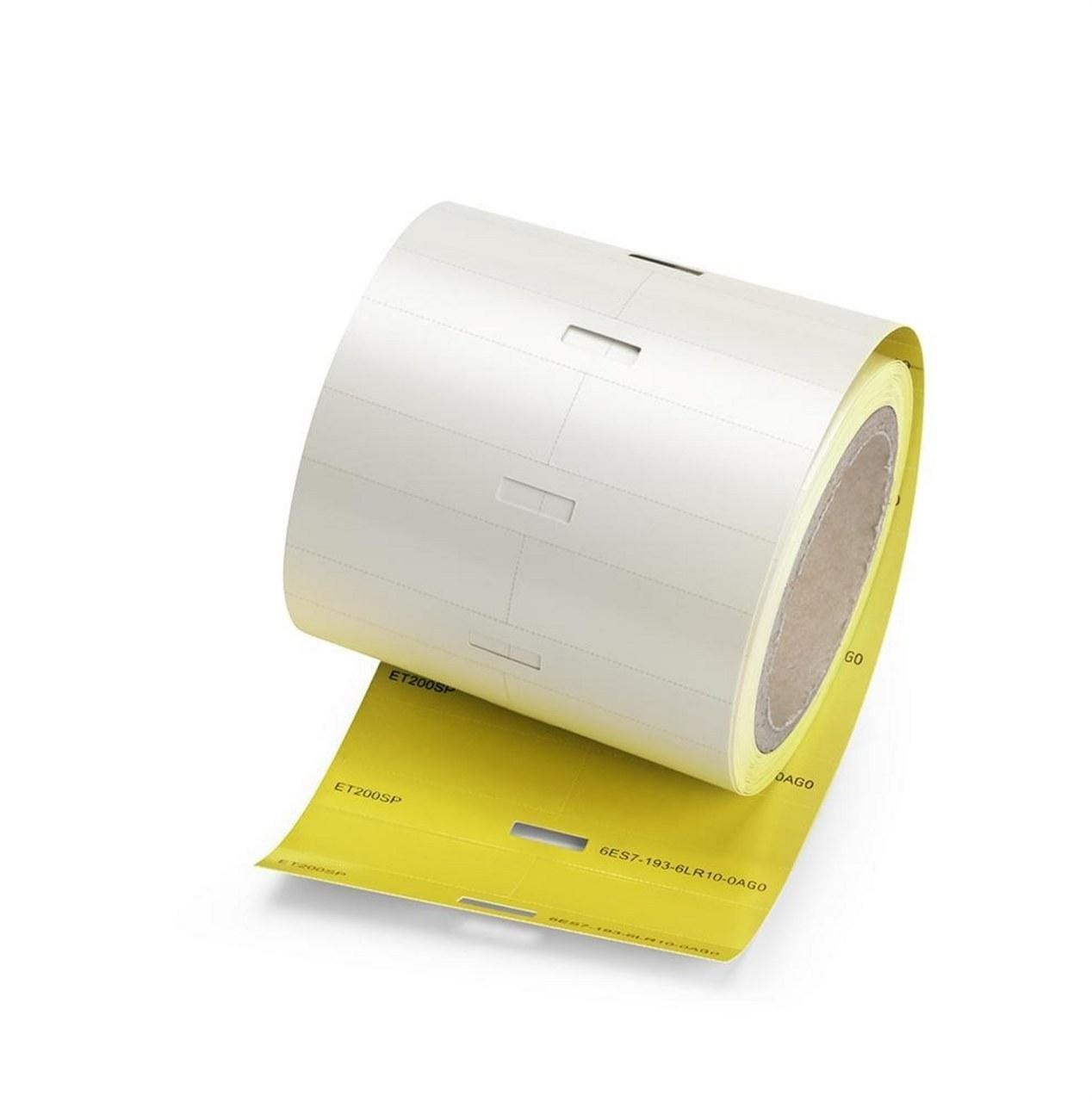 SIEMENS - Tira rotulable amarilla (bobina 500u)