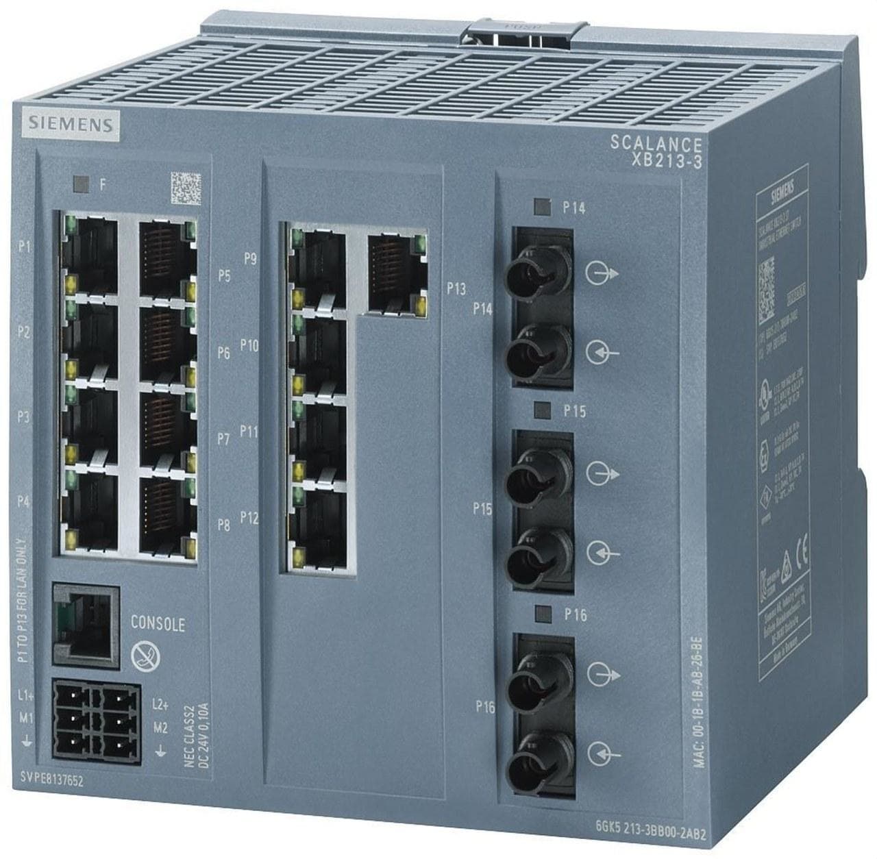 SIEMENS - Equipo SCALANCE XB213-3 PROFINET 13 puertos