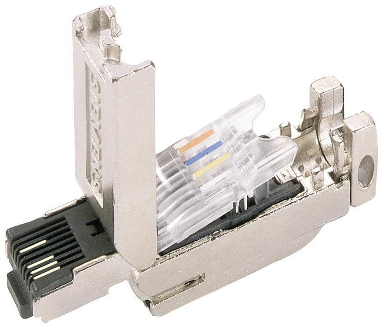 SIEMENS - Juego de conectores RJ45 con carcasa metálica robusta (50u)