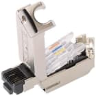 SIEMENS - Conector RJ45 con carcasa metálica salida cable 145°