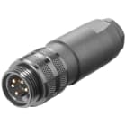 SIEMENS - Conector inserción macho 7/8 con salida cable axial (5u)