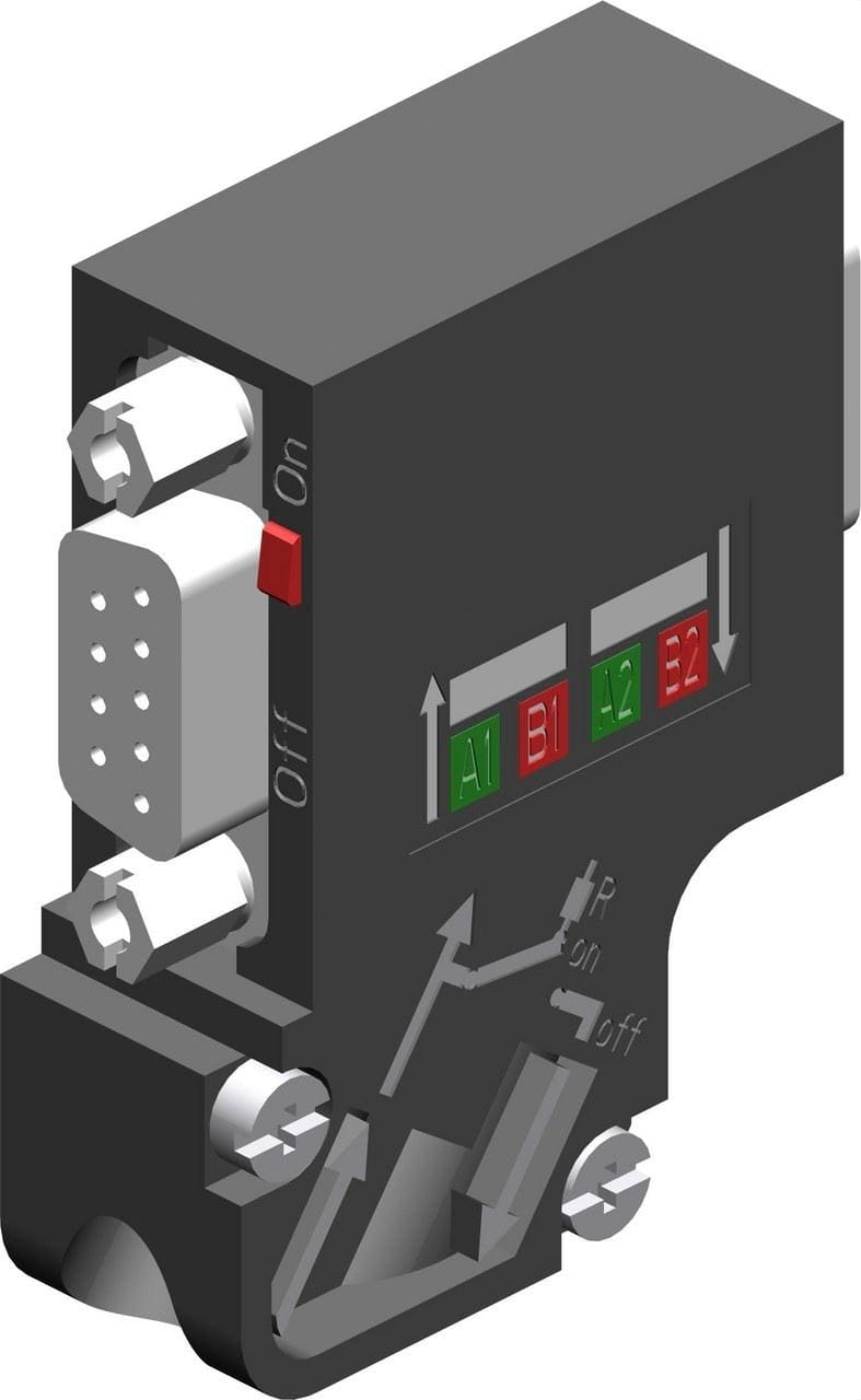 SIEMENS - Conector PROFIBUS hasta 12 Mbit/s con conector para PG