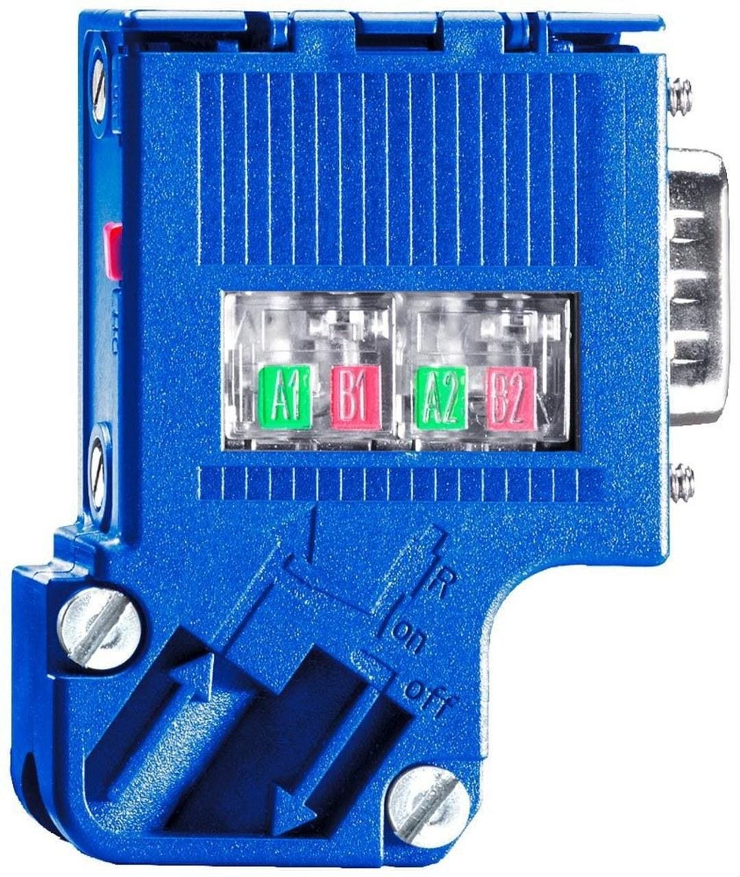 SIEMENS - Conector bus para PROFIBUS con salida cable oblicua