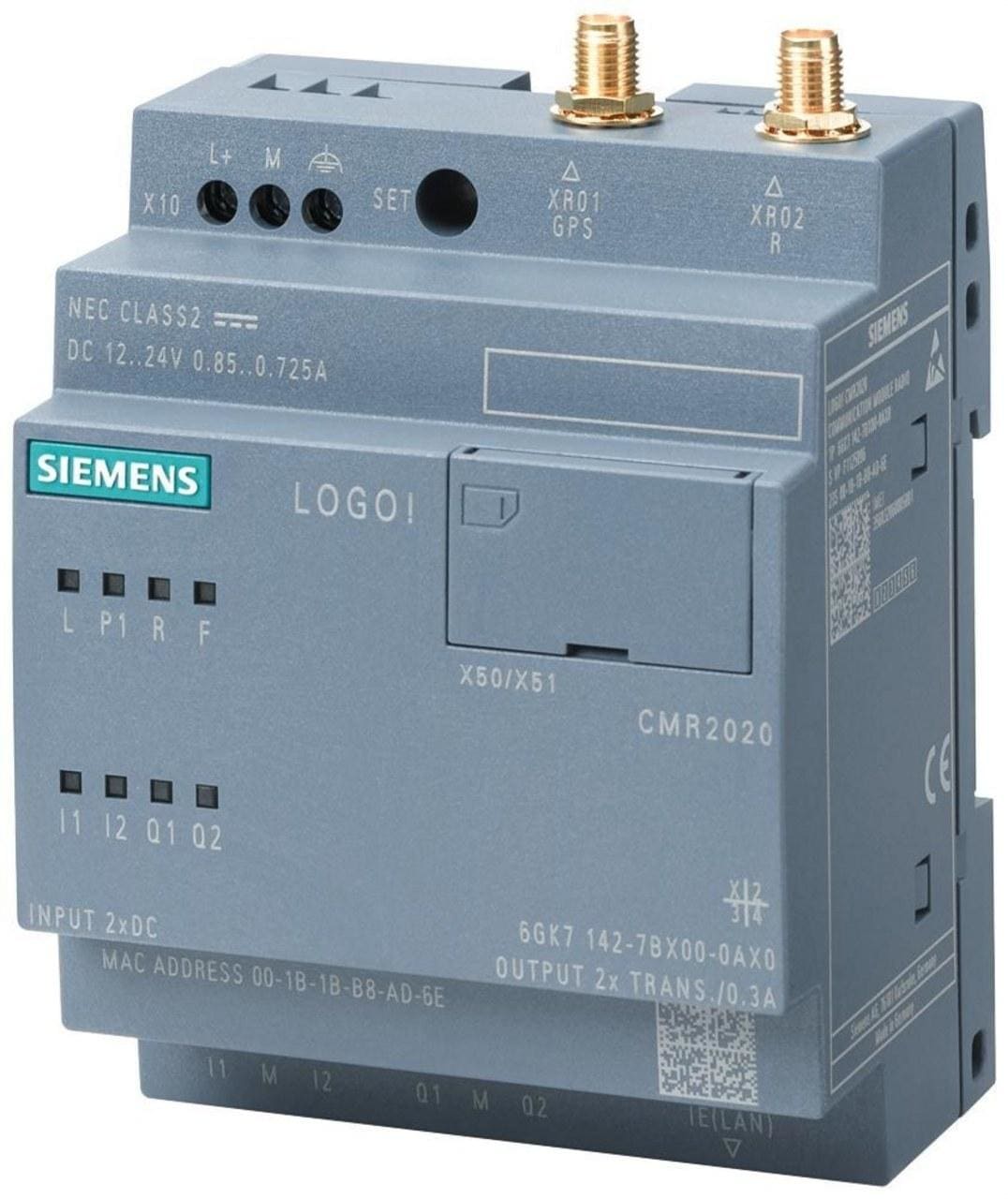 SIEMENS - Módulo de comunicación para LOGO 0BA8 CMR2020 red GSM/GPRS