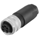 SIEMENS - Conector inserción hembra 7/8 con salida cable axial (5u)