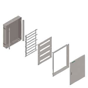 SIEMENS - Armario empotrar 600x600 ALPHA 125 con puerta opaca